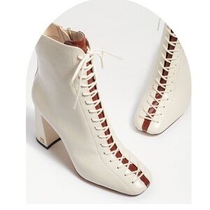 Free people x Sam Edelman carney lace-up booties
